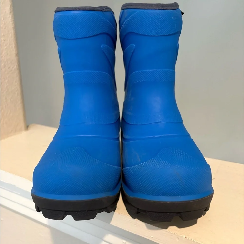 HISEA Kids Rain Boots Boys Girls Waterproof Outdoor Playing Rubber Boot Sz 5